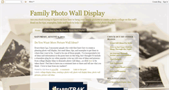 Desktop Screenshot of family-photo-wall-display.blogspot.com