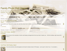 Tablet Screenshot of family-photo-wall-display.blogspot.com