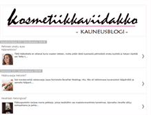 Tablet Screenshot of kosmetiikkaviidakko.blogspot.com