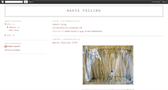 Desktop Screenshot of mariavallina.blogspot.com