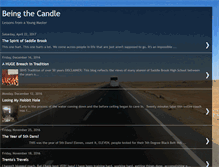 Tablet Screenshot of beingthecandle.blogspot.com