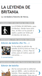 Mobile Screenshot of laleyendadebritania.blogspot.com