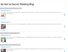 Tablet Screenshot of my-secret-wedding-blog.blogspot.com