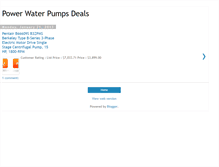 Tablet Screenshot of powerwaterpumps.blogspot.com