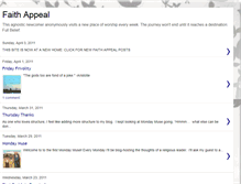 Tablet Screenshot of faithappeal.blogspot.com