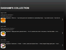 Tablet Screenshot of dashamiscollection.blogspot.com