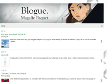 Tablet Screenshot of magalie-paquet.blogspot.com