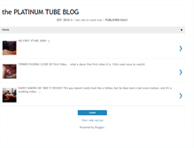 Tablet Screenshot of platinumtube.blogspot.com