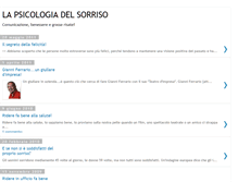 Tablet Screenshot of lapsicologiadelsorriso.blogspot.com