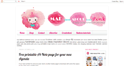 Desktop Screenshot of madaboutpink.blogspot.com