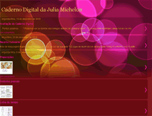 Tablet Screenshot of cadernodigitaljuliamichelon.blogspot.com