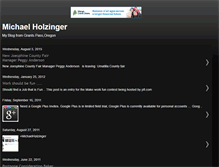 Tablet Screenshot of michaelholzinger.blogspot.com