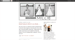 Desktop Screenshot of bridalfashionbymillie.blogspot.com