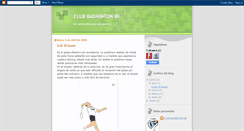 Desktop Screenshot of clubbadmintonibi.blogspot.com