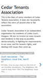 Mobile Screenshot of cedar-tenants-association.blogspot.com