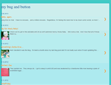 Tablet Screenshot of mybugandbutton.blogspot.com