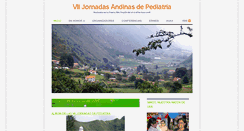 Desktop Screenshot of jornadasandinasdepediatria.blogspot.com