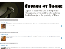 Tablet Screenshot of churchatthane.blogspot.com