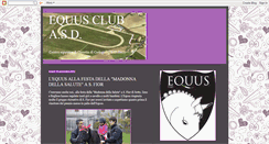 Desktop Screenshot of equusclub.blogspot.com