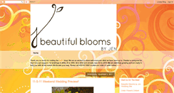 Desktop Screenshot of beautifulbloomsbyjen.blogspot.com