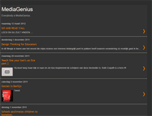 Tablet Screenshot of mediageniusblog.blogspot.com