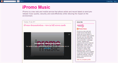 Desktop Screenshot of ipromomusic.blogspot.com