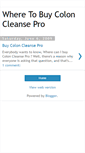 Mobile Screenshot of buycoloncleansepro.blogspot.com