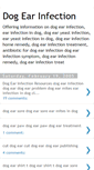 Mobile Screenshot of dogearinfection.blogspot.com