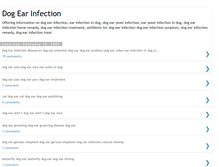 Tablet Screenshot of dogearinfection.blogspot.com