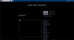 Desktop Screenshot of footforthought.blogspot.com