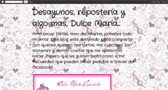 Desktop Screenshot of desayunosyreposteriadulcemaria.blogspot.com