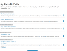 Tablet Screenshot of mycatholicfaith.blogspot.com