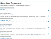 Tablet Screenshot of home-based-entrepreneur.blogspot.com