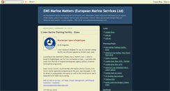 Desktop Screenshot of europeanmarineservices.blogspot.com