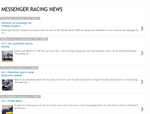 Tablet Screenshot of messengerracing.blogspot.com