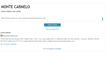 Tablet Screenshot of centroclinicomontecarmelo.blogspot.com