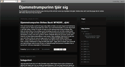 Desktop Screenshot of djammstrumpurinn.blogspot.com