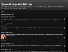 Tablet Screenshot of djammstrumpurinn.blogspot.com