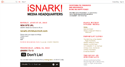 Desktop Screenshot of isnarkmedia.blogspot.com