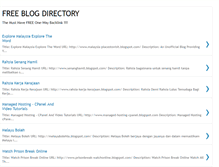 Tablet Screenshot of free-blog-directory.blogspot.com