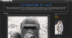 Desktop Screenshot of litteratureetjazz.blogspot.com