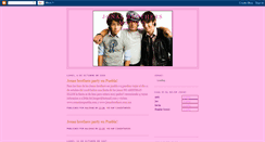 Desktop Screenshot of jonasbrothers-mexico.blogspot.com