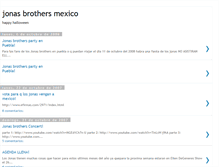 Tablet Screenshot of jonasbrothers-mexico.blogspot.com