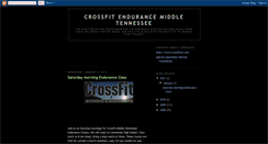 Desktop Screenshot of crossfitmiddletennesseeendurance.blogspot.com