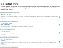 Tablet Screenshot of inaperfectworldblog.blogspot.com