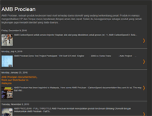 Tablet Screenshot of ambproclean.blogspot.com
