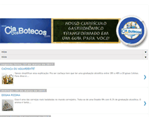 Tablet Screenshot of ciadosbotecos.blogspot.com