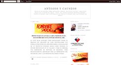Desktop Screenshot of antojosycauseos.blogspot.com