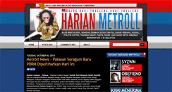 Desktop Screenshot of harianmetroll.blogspot.com