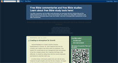 Desktop Screenshot of commentaryonthebible.blogspot.com